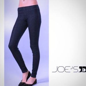 Joe's Jean Leggings Dark Wash Leg Zippers SM